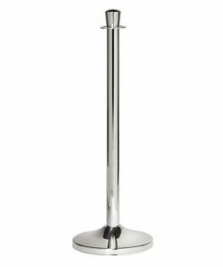 Queue Barrier Pole - Stainless Steel - 350 x 930mm - HOSQ008