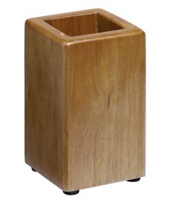 Pencil Cup - Executive Wooden Range - 6 x 6 x 10.5 cm - Cherry - 950CH