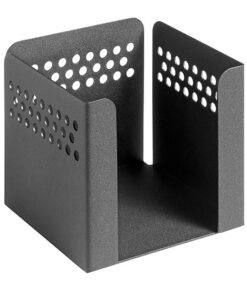 Paper Cube - Round Perforated Steel Range - Metal - 10.5 x 10.5 x 10.5 cm - Colour Options - 804BL