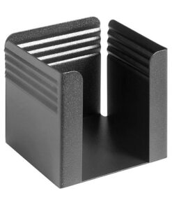 Paper Cube - Fluted Steel Range - Metal - 10.5 x 10.5 x 10.5 cm - Colour Options - 534BL