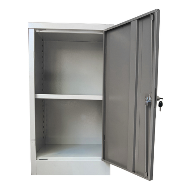 Stationery Cupboard - Space Saver - 1 Shelf - 90 x 48 x 45 cm - SC006-grey
