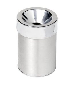 Table Top Ash Pillar - Stainless Steel - Funnel Lid - 90 Ø x 145 (H) mm - 053SS