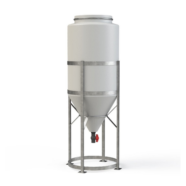 Conical Fermentation Tank - Lid and Tap - 500L - ColT500