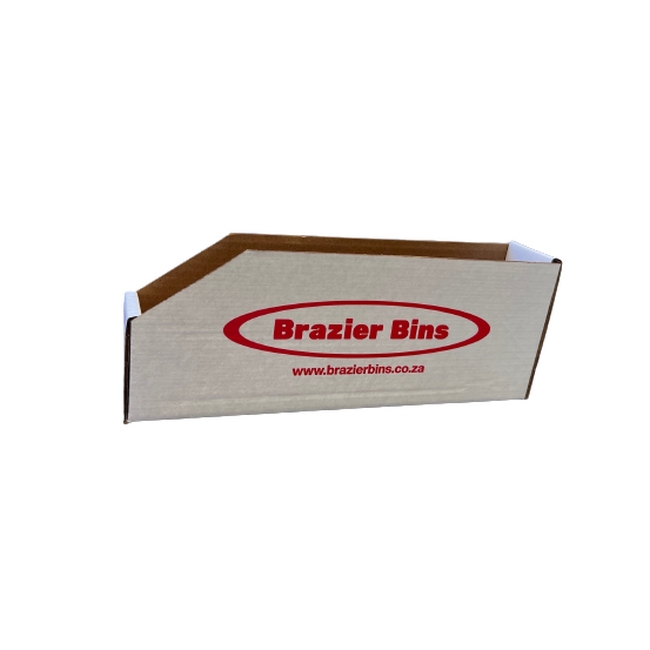 Brazier Bins - Cardboard Bin - Parts Storage Box - 30.5 x 5 x 11 cm - NO.8
