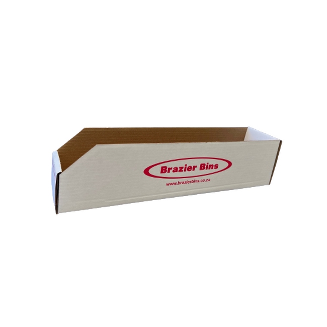 Brazier Bins - Cardboard Bin - Parts Storage Box - 45.7 x 10.2 x 11 cm - NO.2