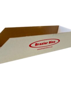 Brazier Bins - Cardboard Bin - Parts Storage Box - 45.7 x 15.2 x 11 cm - NO.1