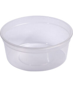 350ml Take Away Containers - Tub Only - Clear - Pack of 200