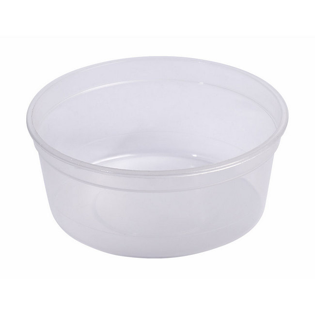 250ml Take Away Containers - Tub Only - Clear - Pack of 200
