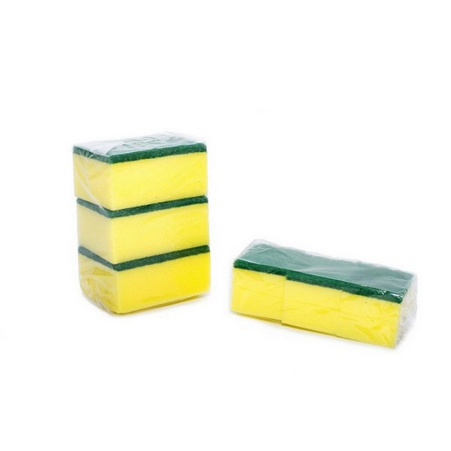 Sponge Scourers - Small - 75mm x 55mm - Pack of 3