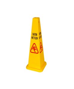 Wet Floor Sign Cone - 32.5 x 32.5 x 91cm