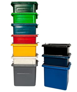 20L Plastic Bucket - With Steel Handle - Colour Options