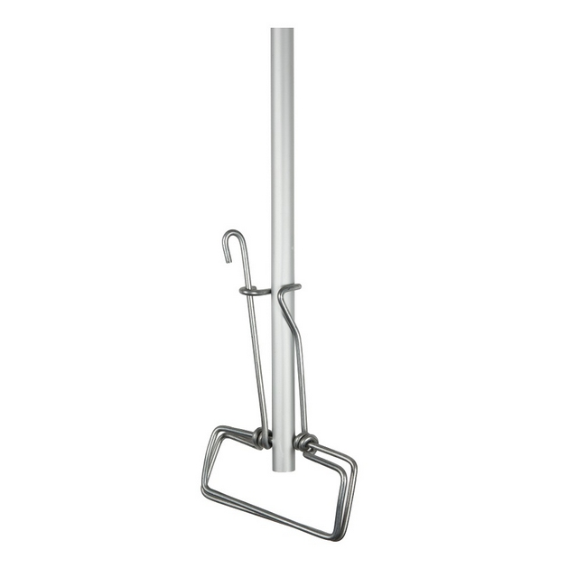 Fan Mop Holder Spring Clip with Aluminium Handle - 25mm x 1.5m