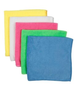 Woven Microfibre Cleaning Cloth - 280gsm - 38cm x 38cm - Colour Options
