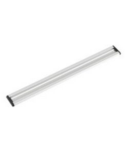 Wall Rail Only - 90cm - With End Clips - Black