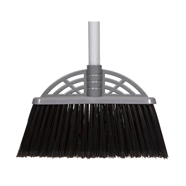 Plastic Whiska Broom - Plastic and Metal Handle - 23cm x 17cm