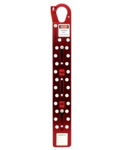 Lockout Hasp - Aluminium - 24 Hole - 38 x 4cm