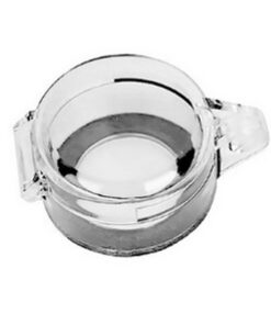 Lockout Emergency Stop - Plastic - Clear - 30 Dia - 7 x 5.5 x 2.25 cm