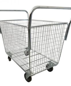 Steel Parcel Trolley - No Lid - 110 x 65 x 94cm