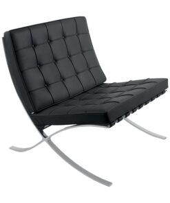 Single Seater Couch - Barcelona - Von Der Rohe - 1 Seater - Pleather - Colour Options