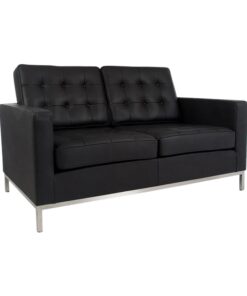 Two Seater Chair - Florence – George Nelson - 2 Seater - Pleather - Colour Options