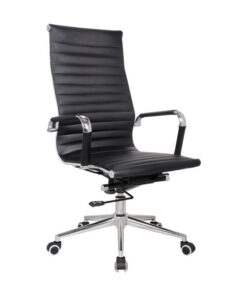 High Back Office Chair - Eames PU Leather - Tilt - Gas Height - Colour Options