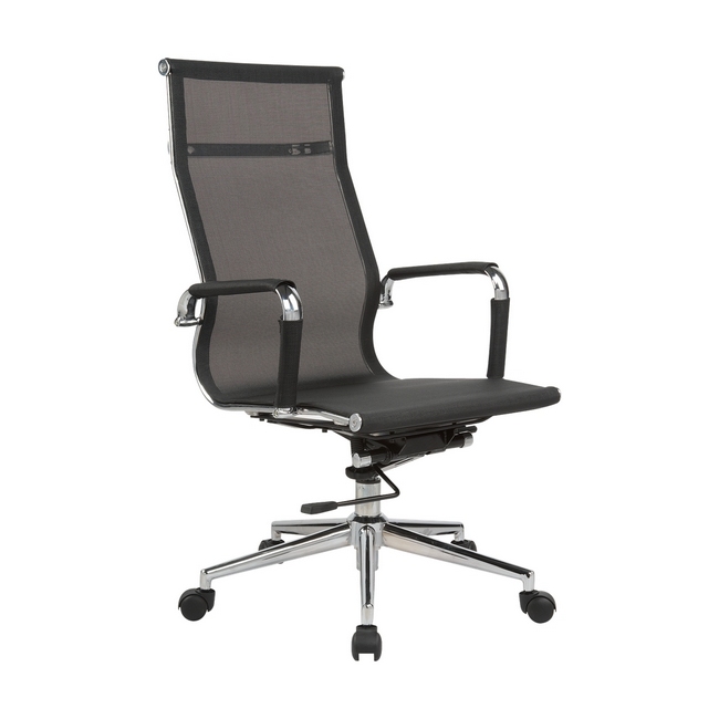 High Back Office Chair - Eames Netting - Tilt - Gas Height - Colour Options