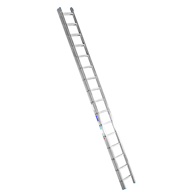 Aluminium Extension Ladder - Medium Duty - 32 Rungs - 4.90 to 9.0m