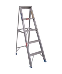 Aluminium Step Ladder - Single Sided - A-Frame - Domestic - 5 Step - 1.3m