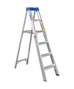 Aluminium Step Ladder - Single Sided - A-Frame - Heavy Duty Industrial - 6-Step - 1.80m