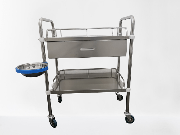 one drawer anaesthetic trolley