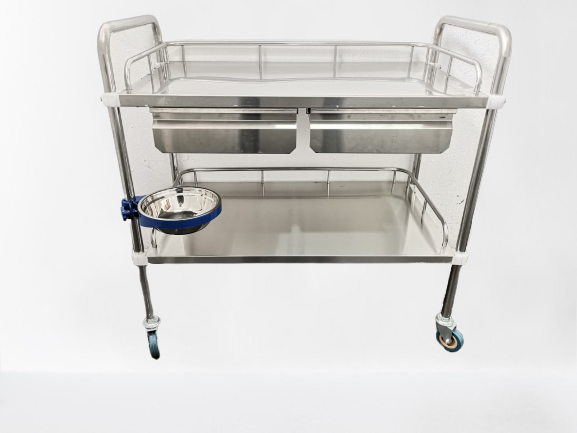 Two Drawer Anesthetic Trolley