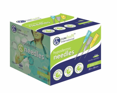 Needle 21g 100s CliniHealth
