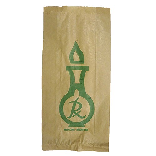 Paper Bag Rx Green X-lar 400x180x80 – 500