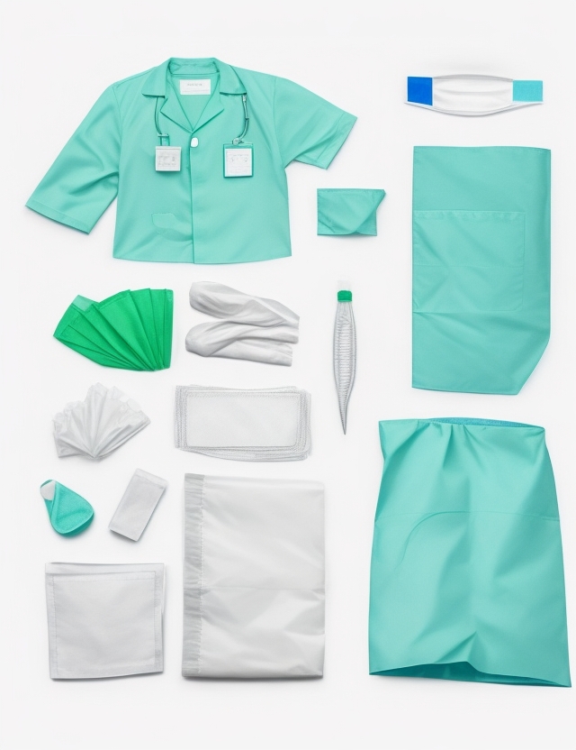 disposable plastic gown blue