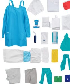 disposable plastic apron white