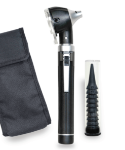fibre optic pocket otoscope  black