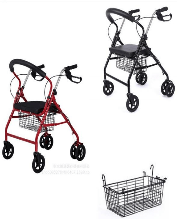 rollator + basket