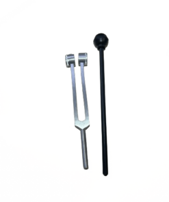 tuning fork + plastic base