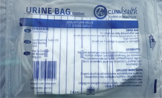 Urine Collection Bag – 2L 10s