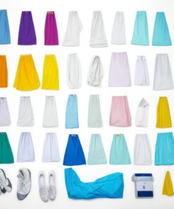 disposable plastic gown orange