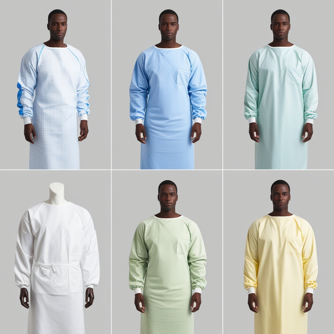 Bulk Disposable Isolation Gown large