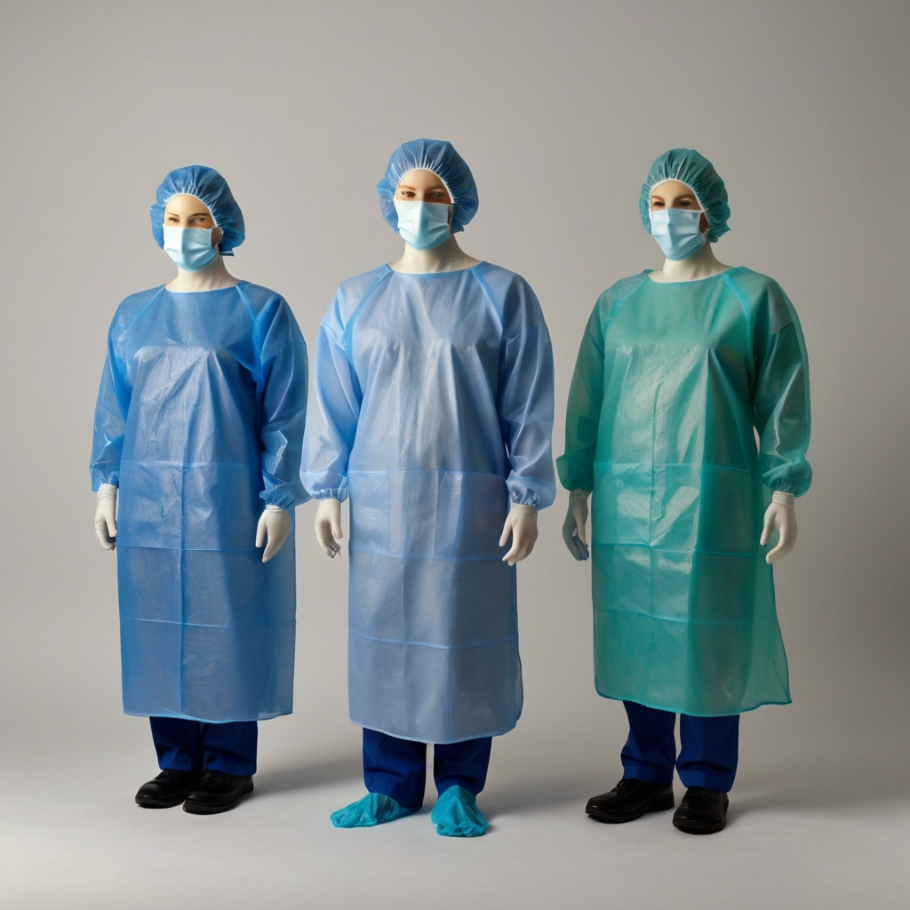 disposable reinforced surgical gowns & coveralls