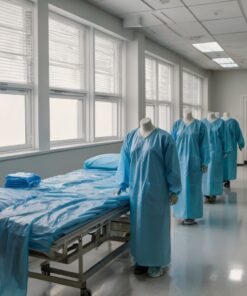 disposable isolation gowns - reinforced pro-care high risk large