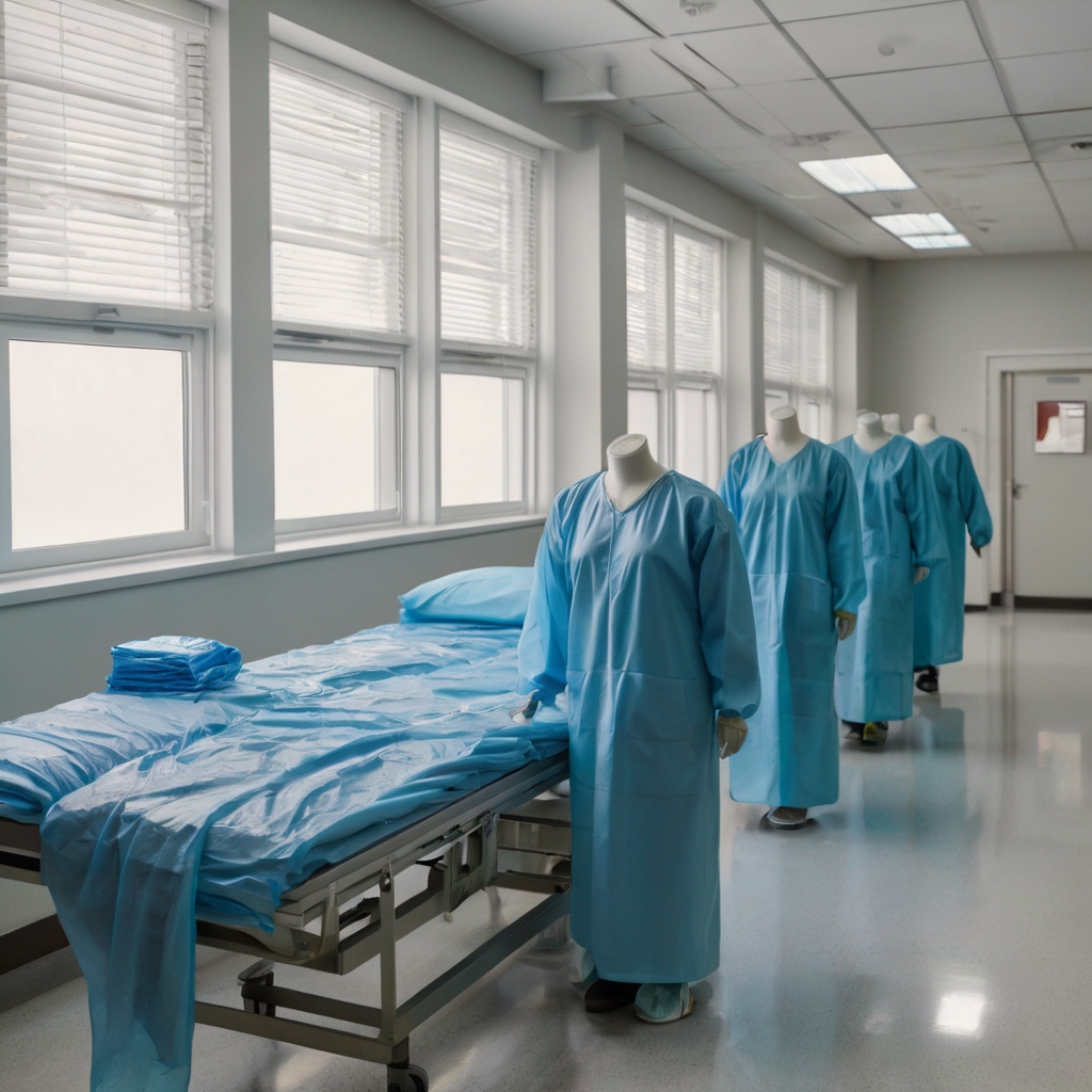 disposable isolation gowns - reinforced pro-care high risk large