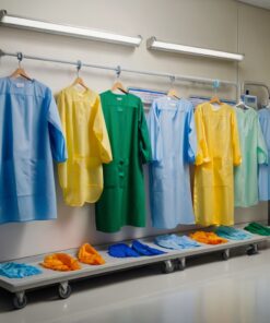 disposable isolation gown 50gsm