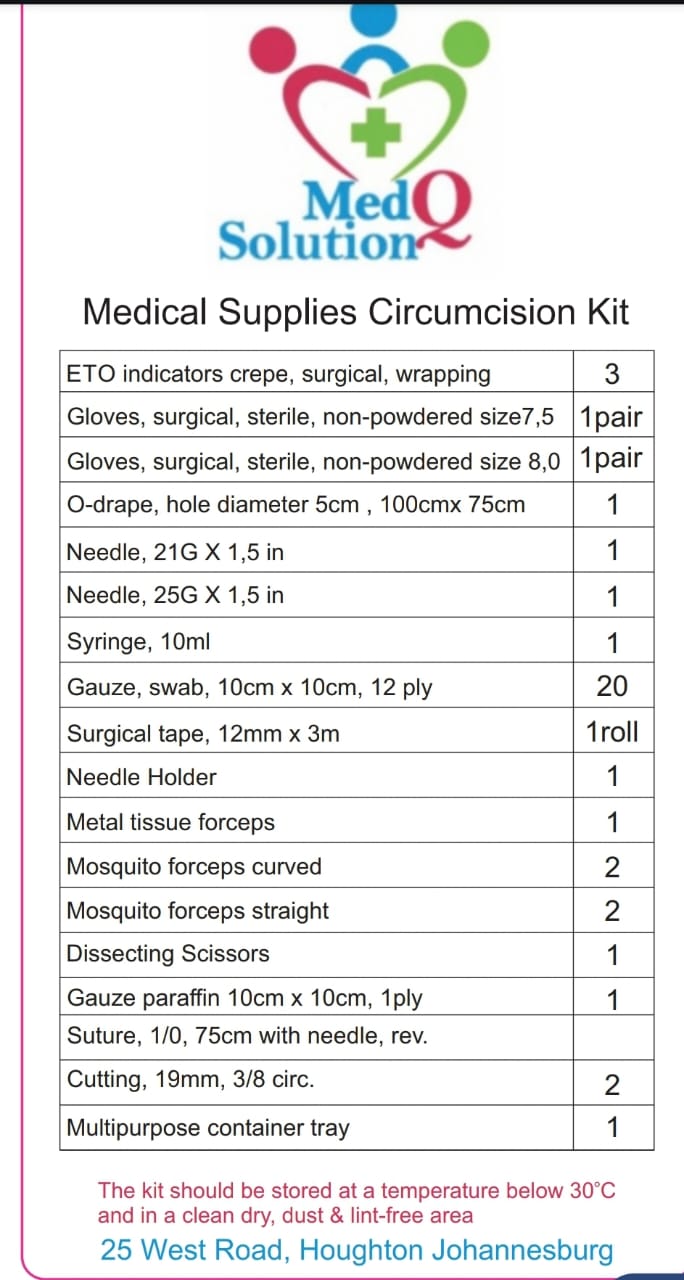 VVMC circumcision kit