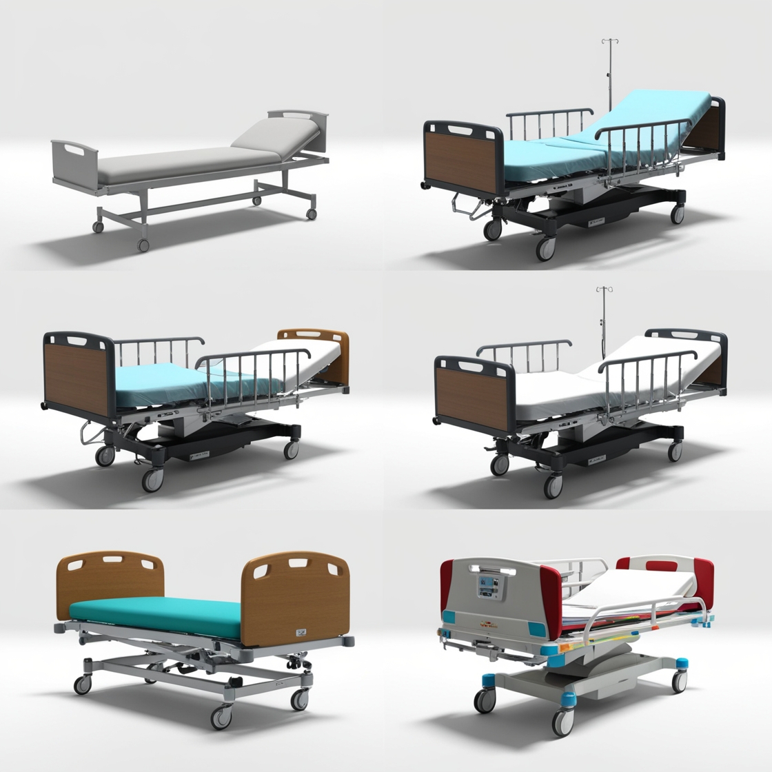 Medical observation bed