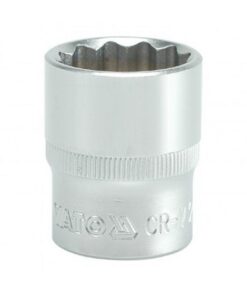 Bi-hex Socket - 12 Point - Chrome Vanadium - 1/2" Connector - Standard Length - 23mm - YT-1285