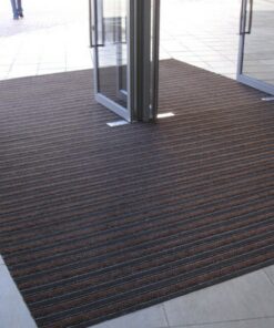 Entrance Mat - Trio Scraper Carpet - 200 x 1.3 cm - per Linear Metre - Brown - PMD050001C
