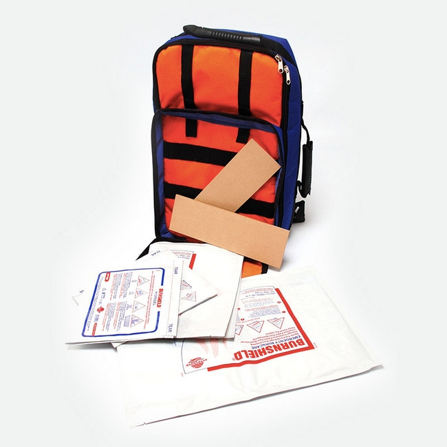 First Aid Kit - 1st Responder - Basic Life Support - 200 Items in Junior Backpack - 34 x 17 x 34 cm - FAK5051
